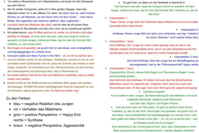 Dialektische Erörterung Beispiel Mit Lösung Marlene Röder, "Scherben" - Beispiel für die dialektische Erörterung