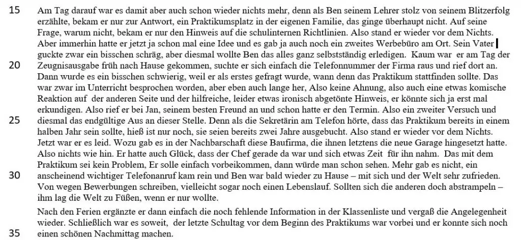 Kurzgeschichte Weg Lydia Dimitrow Kurzgeschichte: Lars Krüsand, "Pannen auf dem Weg zum Praktikum" - oder
