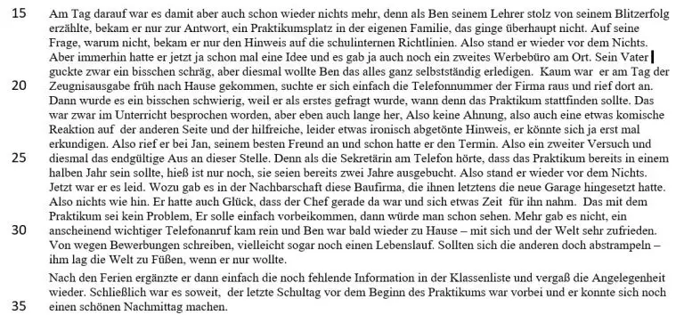 Die Kurzgeschichte Auf Dem Weg Ins 21 Jahrhundert textaussage.de