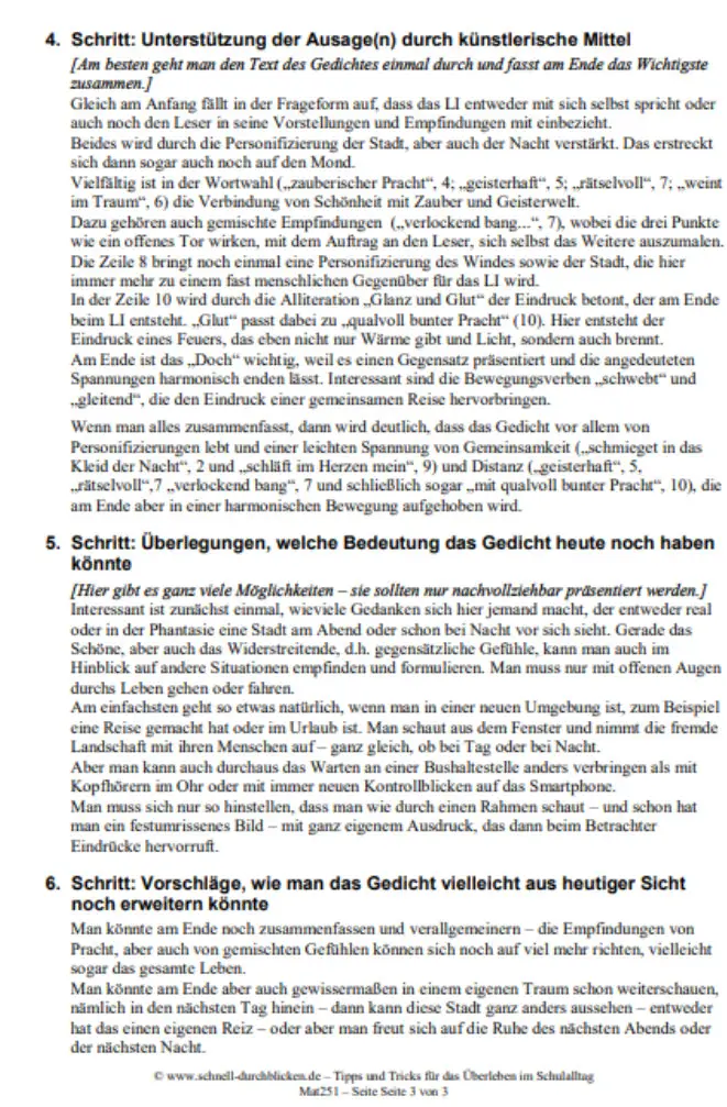 Gedichtanalyse Klasse 8 Mit Lösung The Hidden Tricks No One Tells You - 8ytax9g