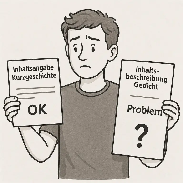 Inhaltsangabe bei einem Gedicht - Infos, Tipps und Materialien ...