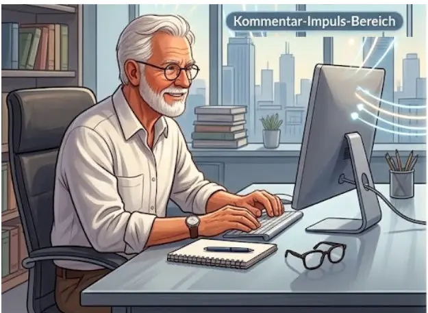 Impulsbild: Fragen und Anregungen zu dieser Seite über das Kommentarfeld